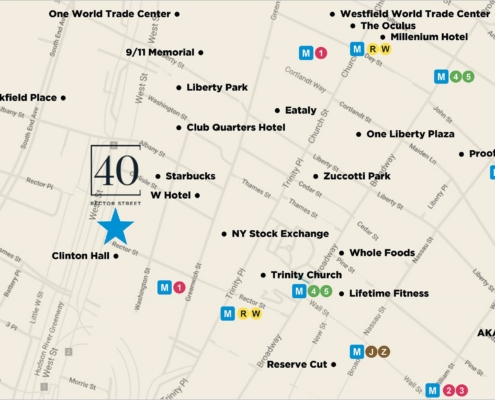 40RectorStreetBrochure-MAP